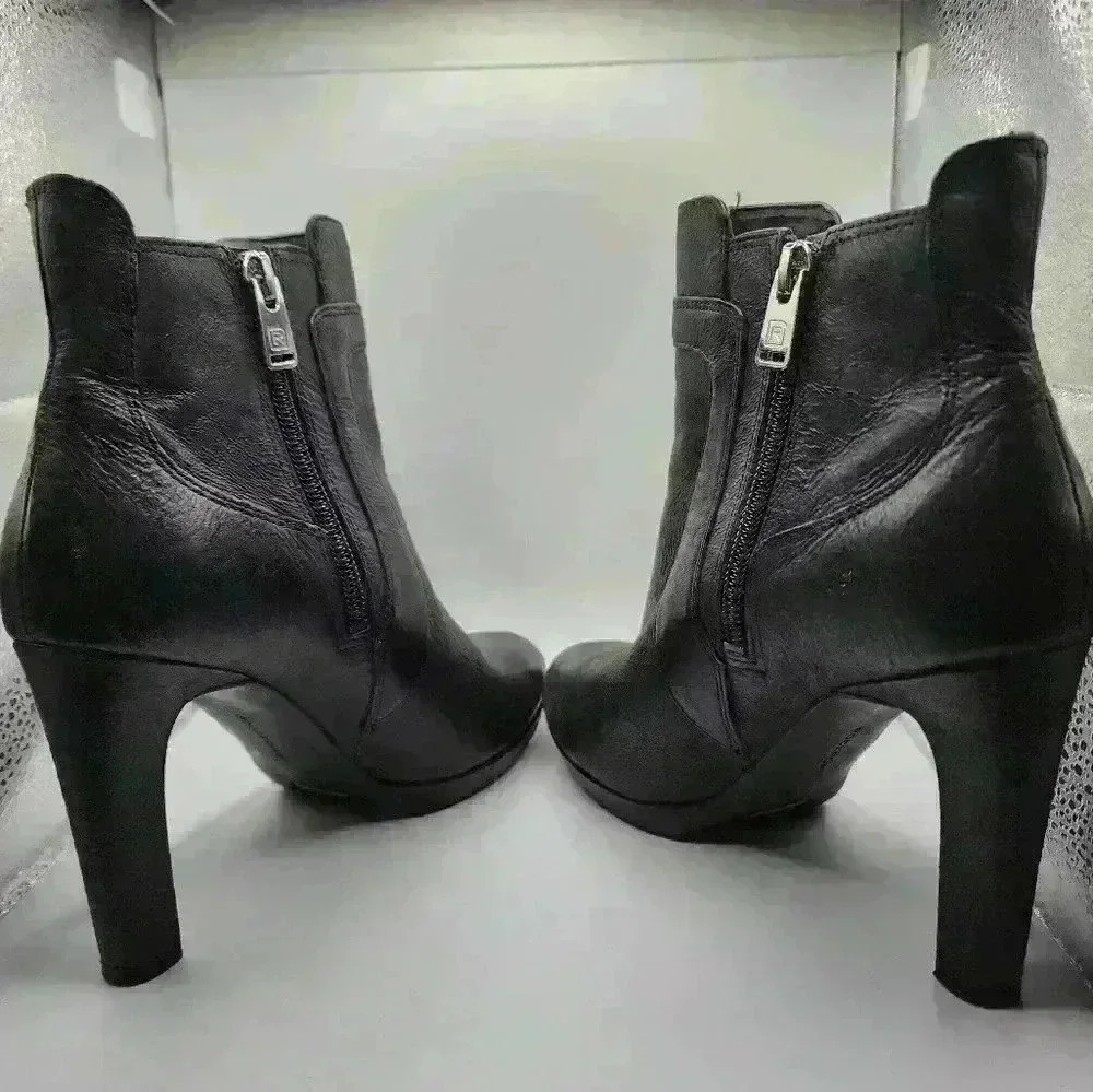 Rockport Hight Heels Boots Black Size 6 - Picture 4 of 7